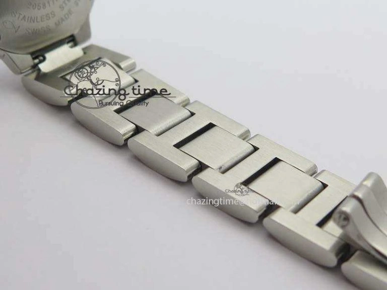 Ballon Bleu 28mm Ladies SS V6F 1:1 Best Edition White Dial On SS Bracelet Ronda Quartz V2