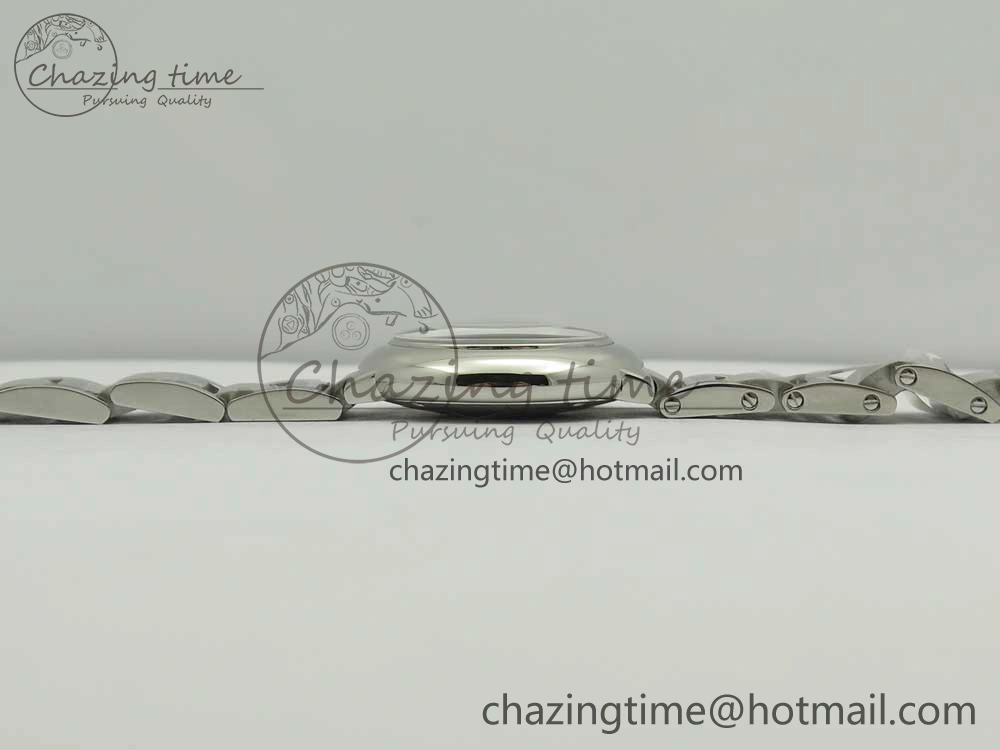 Ballon Bleu 28mm SS AF 1:1 Best Edition White Dial on SS Bracelet Ronda Quartz