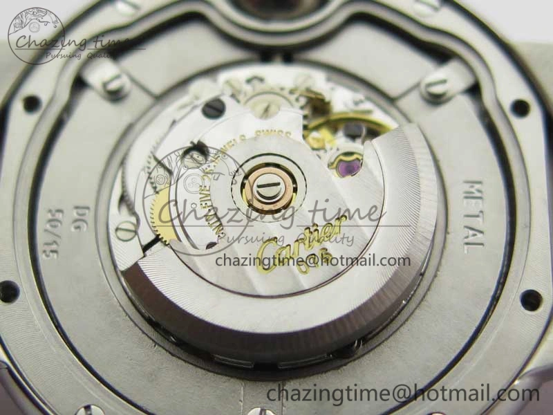 Ballon Bleu 33mm SS AF 1:1 Best Edition Pink Textured Dial On SS Bracelet Cal.076