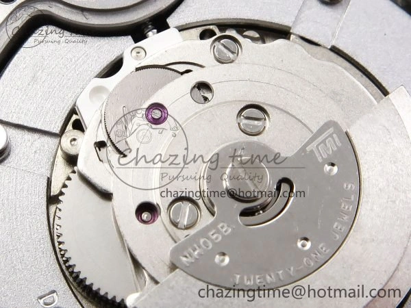Ballon Bleu 33mm SS AF 1:1 Best Edition Red Dial on SS Bracelet SEIKO NH05A (Quick Release)
