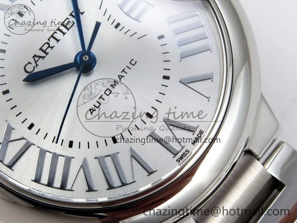 Ballon Bleu 33mm SS AF 1:1 Best Edition Silver Dial on SS Bracelet SEIKO NH05A