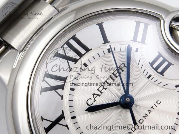 Ballon Bleu 33mm SS AF 1:1 Best Edition White Dial on SS Bracelet SEIKO NH05A