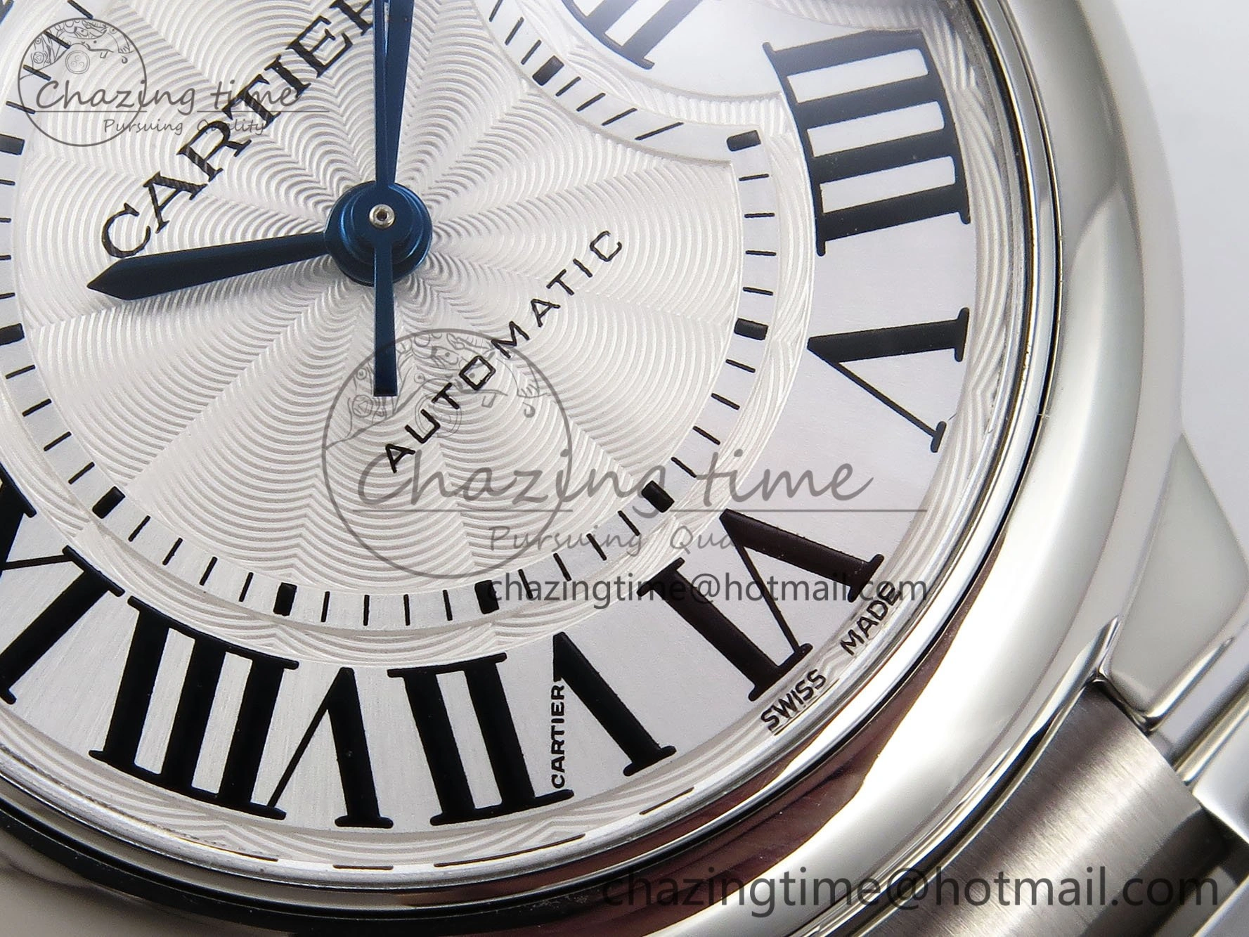 Ballon Bleu 33mm SS AF 1:1 Best Edition White Dial on SS Bracelet SEIKO NH05A