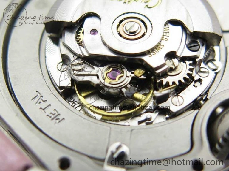 Ballon Bleu 33mm SS AF 1:1 Best Edition White Textured Dial On SS Bracelet Cal.076