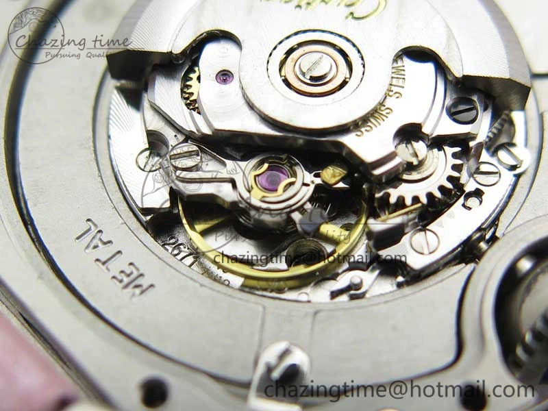 Ballon Bleu 33mm SS AF 1:1 Best Edition White Textured Dial On SS Bracelet Cal.076