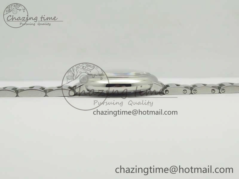 Ballon Bleu 33mm SS AF 1:1 Best Edition White Textured Dial on SS Bracelet SEIKO NH05A