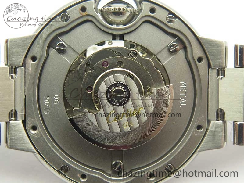 Ballon Bleu 33mm SS AF 1:1 Best Edition White Textured Dial on SS Bracelet SEIKO NH05A