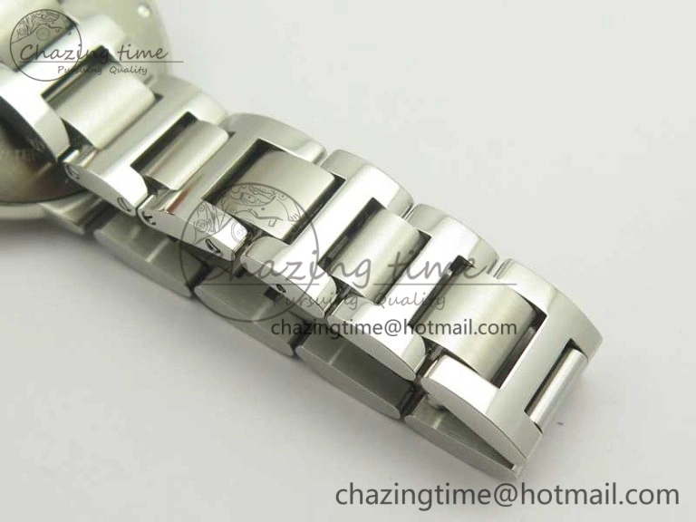 Ballon Bleu 33mm SS AF 1:1 Best Edition White Textured Dial on SS Bracelet SEIKO NH05A