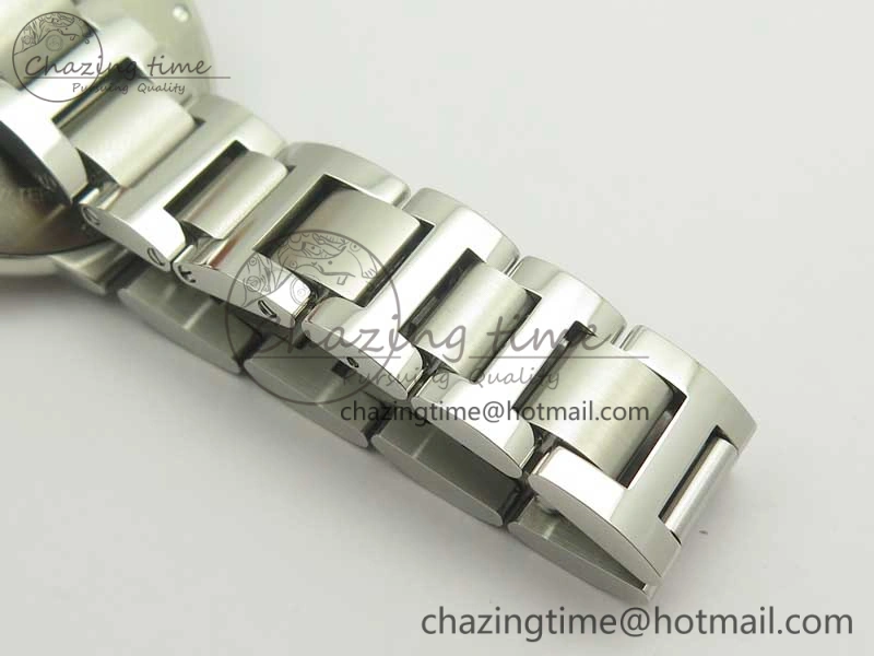 Ballon Bleu 33mm SS AF 1:1 Best Edition White Textured Dial on SS Bracelet SEIKO NH05A
