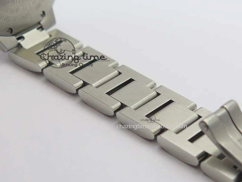 Ballon Bleu 33mm SS TW 1:1 Best Edition White Dial On SS Bracelet Ronda Quartz