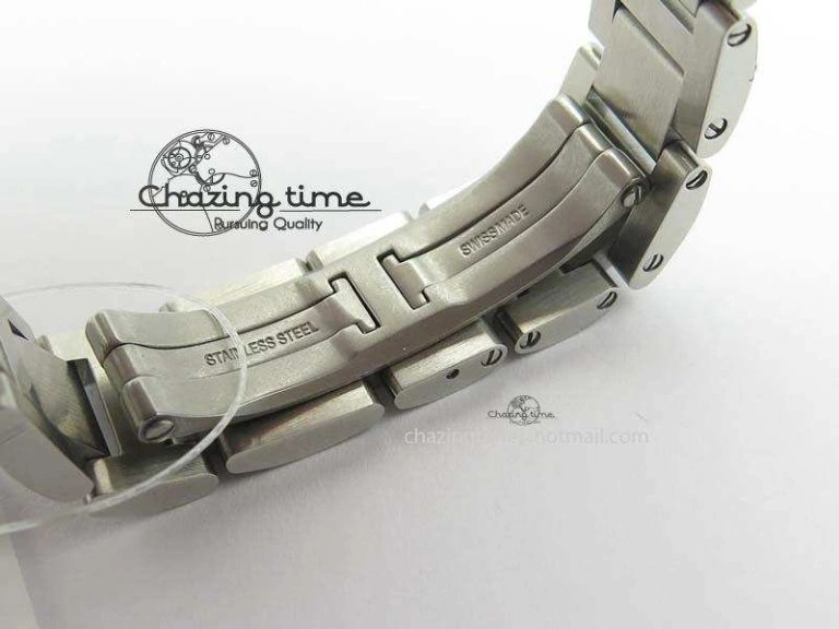 Ballon Bleu 33mm SS TW 1:1 Best Edition White Dial On SS Bracelet Ronda Quartz