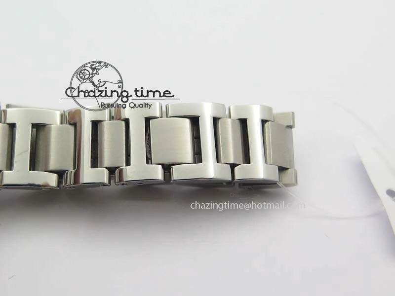 Ballon Bleu 33mm SS TW 1:1 Best Edition White Dial On SS Bracelet Ronda Quartz