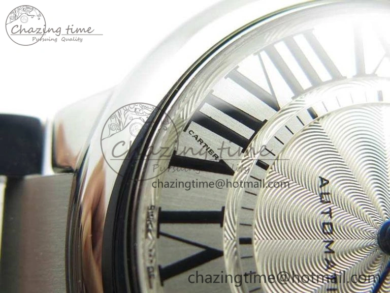 Ballon Bleu 33mm SS TW 1:1 Best Edition White Textured Dial On SS Bracelet SEIKO NH05A