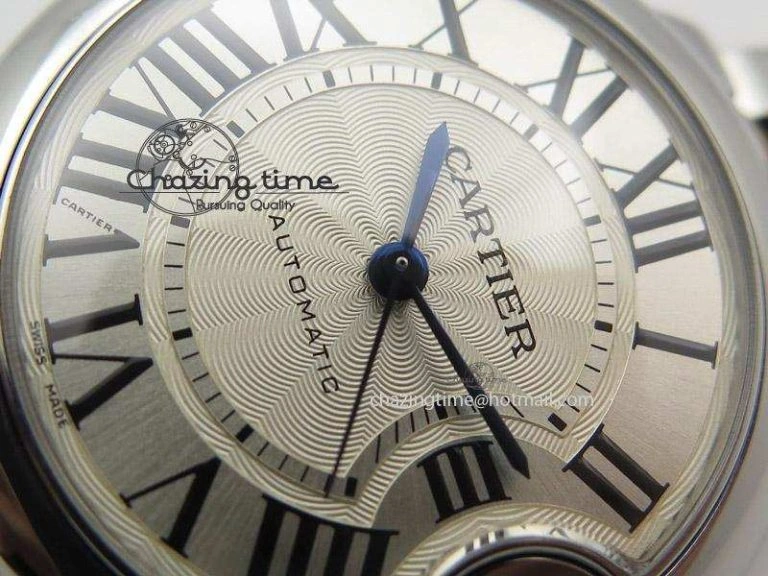 Ballon Bleu 33mm SS V6F 1:1 Best Edition White Dial On SS RG Bracelet SEIKO NH05A