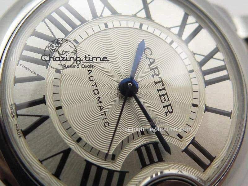 Ballon Bleu 33mm SS V6F 1:1 Best Edition White Dial On SS RG Bracelet SEIKO NH05A