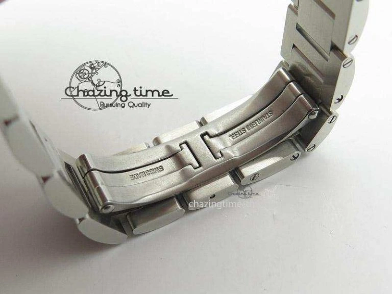 Ballon Bleu 33mm SS V6F 1:1 Best Edition White Dial On SS RG Bracelet SEIKO NH05A