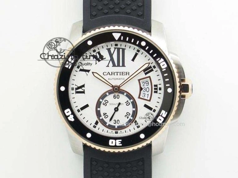 Ballon Bleu 33mm SS V6F 1:1 Best Edition White Dial On SS RG Bracelet SEIKO NH05A