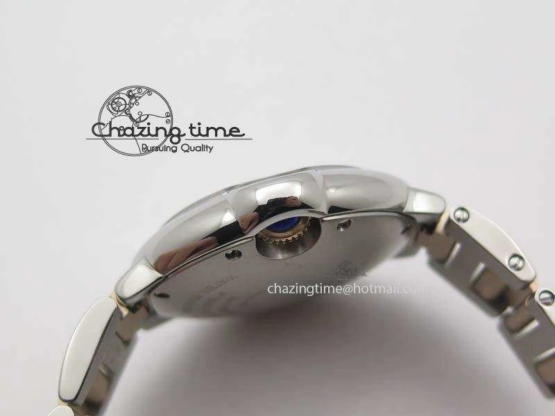 Ballon Bleu 33mm SS V6F 1:1 Best Edition White MOP Dial On SS RG Bracelet SEIKO NH05A