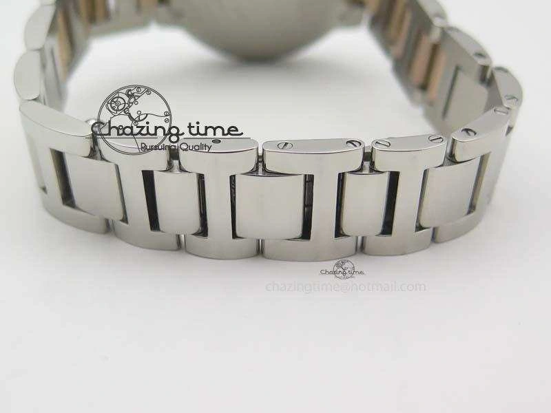 Ballon Bleu 33mm SS V6F 1:1 Best Edition White MOP Dial On SS RG Bracelet SEIKO NH05A