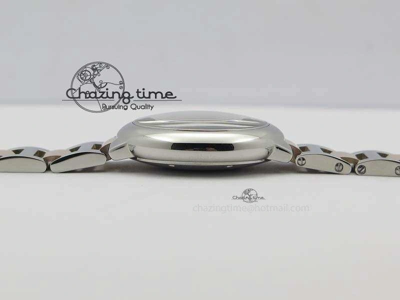 Ballon Bleu 33mm SS V6F 1:1 Best Edition White MOP Dial On SS RG Bracelet SEIKO NH05A