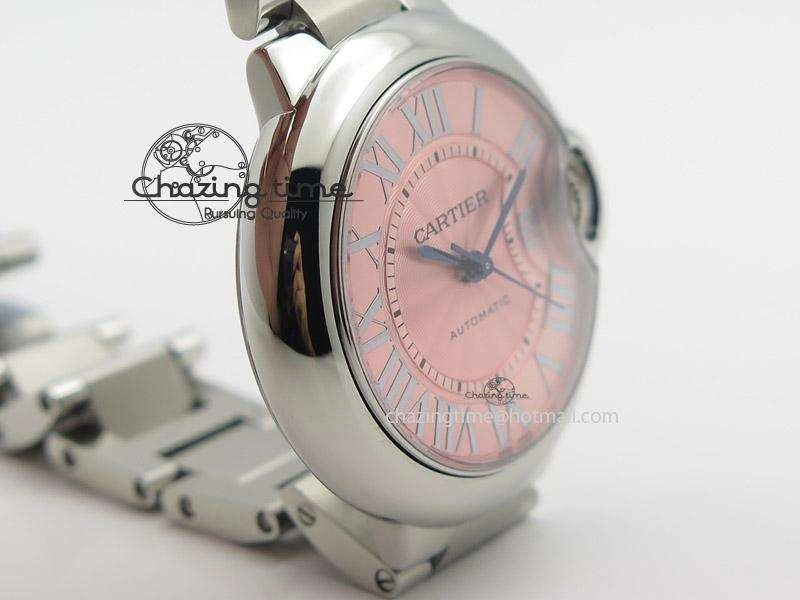 Ballon Bleu 33mm SS V6F Best Edition Pink Dial On SS Bracelet SEIKO NH05A