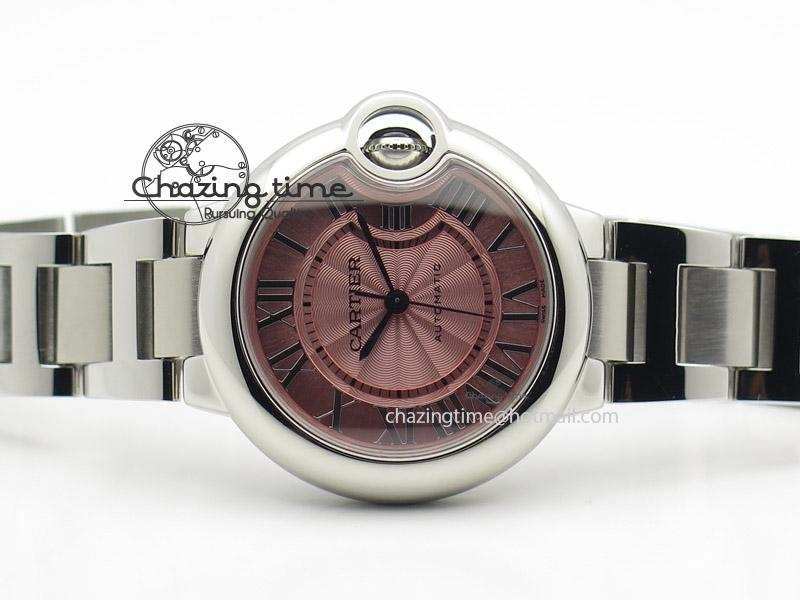 Ballon Bleu 33mm SS V6F Best Edition Pink Dial On SS Bracelet SEIKO NH05A
