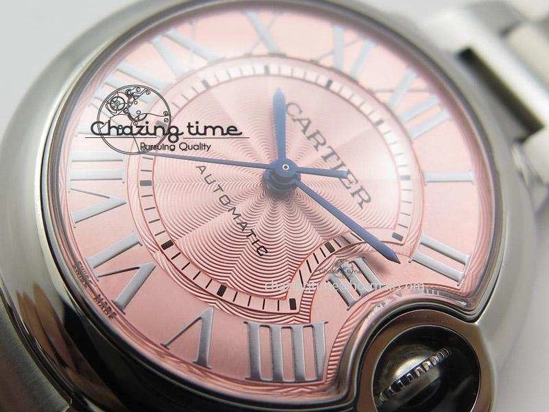 Ballon Bleu 33mm SS V6F Best Edition Pink Dial On SS Bracelet SEIKO NH05A