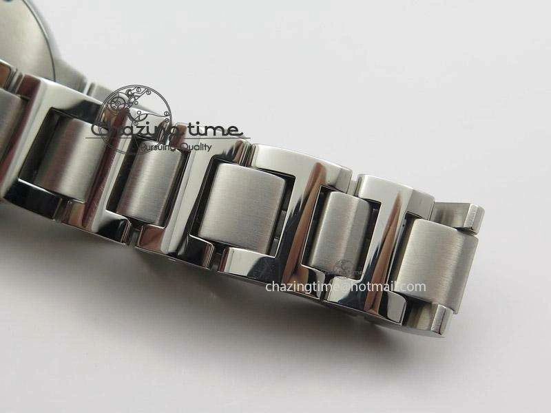 Ballon Bleu 33mm SS V6F Best Edition White Dial Diamonds Markers On SS Bracelet SEIKO NH05A