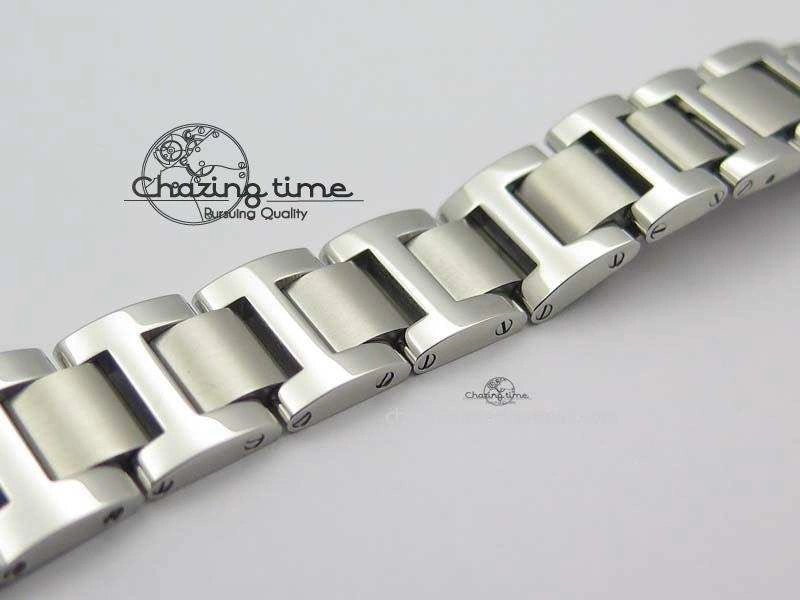 Ballon Bleu 33mm SS V6F Diamond Markers Pink Mop Dial On SS Bracelet Ronda Quartz