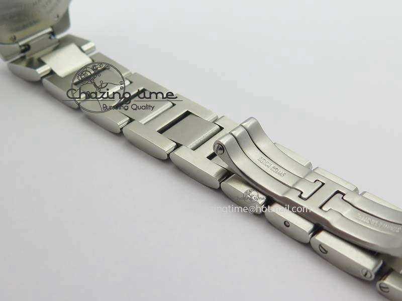 Ballon Bleu 33mm SS V6F Diamond Markers Pink Mop Dial On SS Bracelet Ronda Quartz