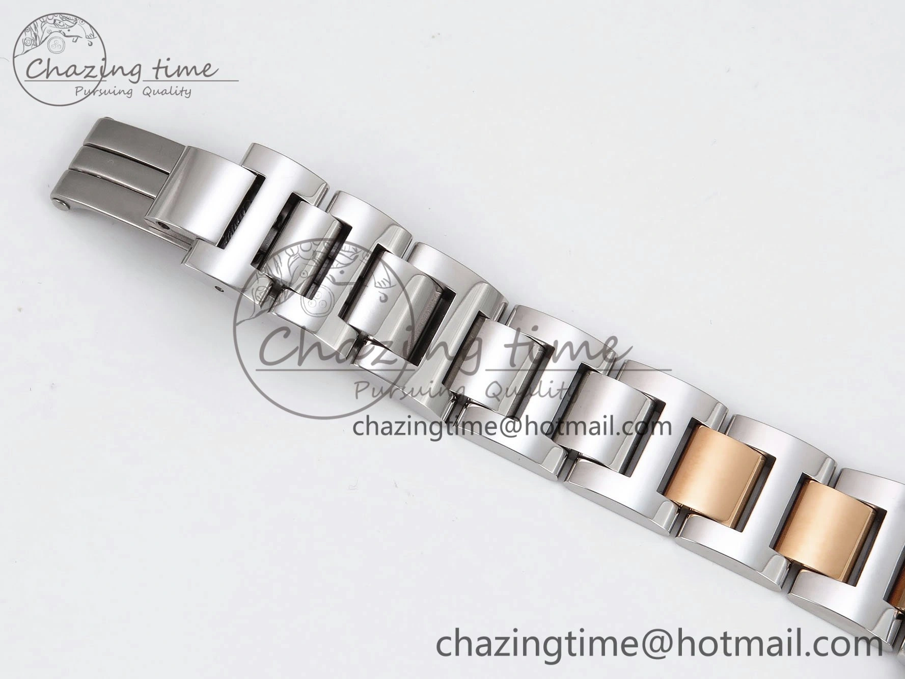 Ballon Bleu 33mm SS RG AF 1:1 Best Edition Silver Dial on SS RG Bracelet SEIKO NH05A