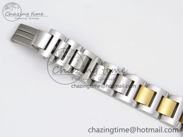 Ballon Bleu 33mm SS YG AF 1:1 Best Edition Silver Dial on SS YG Bracelet SEIKO NH05A