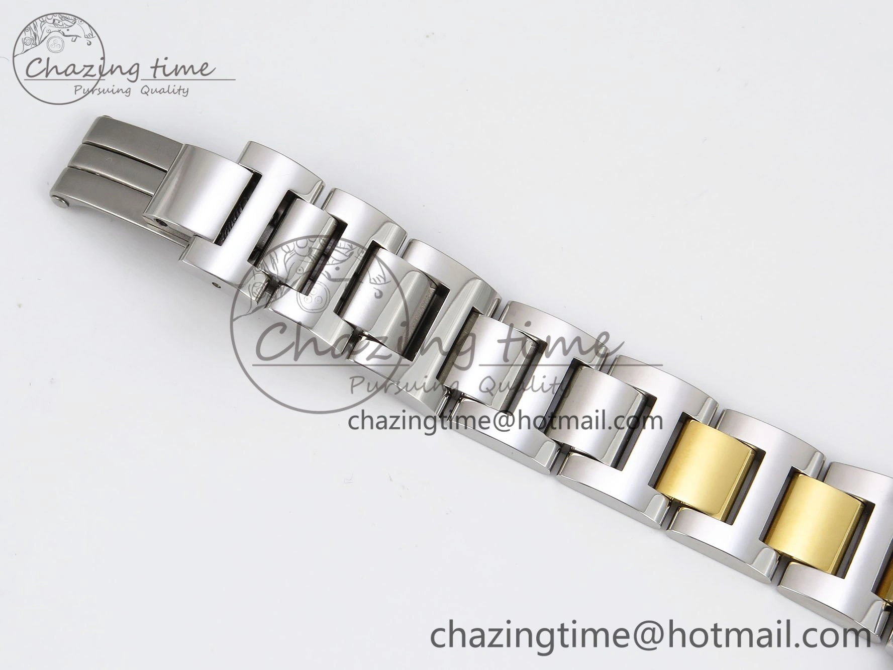 Ballon Bleu 33mm SS YG AF 1:1 Best Edition Silver Dial on SS YG Bracelet SEIKO NH05A