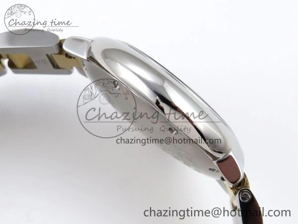 Ballon Bleu 33mm SS YG AF 1:1 Best Edition Silver Dial on SS YG Bracelet SEIKO NH05A