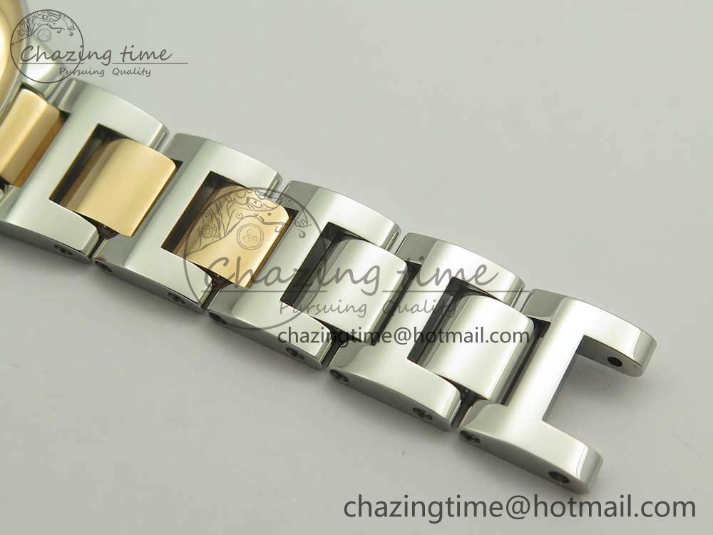 Ballon Bleu 33mm V6F 1:1 Best Edition SS RG White Texture Dial on SS RG Bracelet SEIKO NH05A