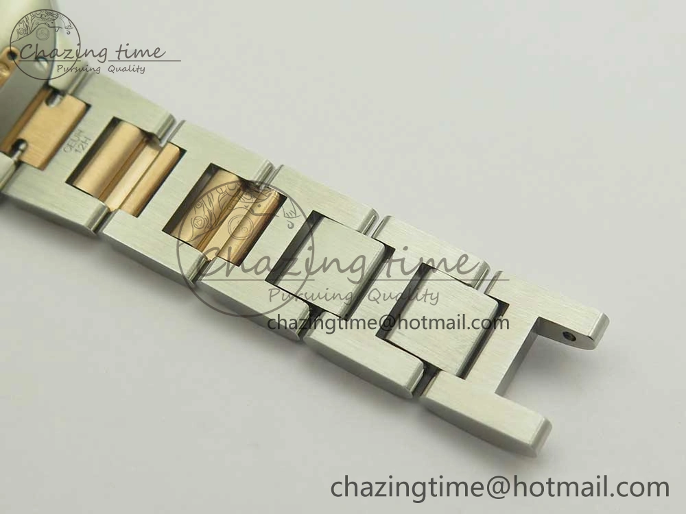 Ballon Bleu 33mm V6F 1:1 Best Edition SS RG White Texture Dial on SS RG Bracelet SEIKO NH05A