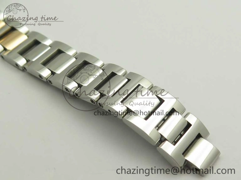 Ballon Bleu 33mm V6F 1:1 Best Edition SS RG White Texture Dial on SS RG Bracelet SEIKO NH05A