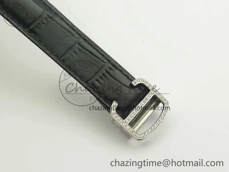 Ballon Bleu 36mm Crystal SS TWF Best Edition Crystal Dial On Black Leather Strap Quartz