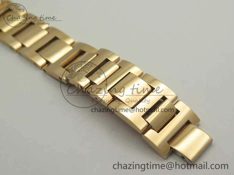 Ballon Bleu 36mm RG V6F 1:1 Best Edition Pink MOP Dial Crystal Bezel on RG Bracelet SEIKO NH05A
