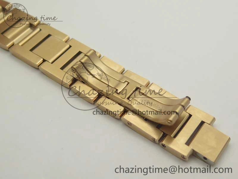 Ballon Bleu 36mm RG V6F 1:1 Best Edition Pink MOP Dial Crystal Bezel on RG Bracelet SEIKO NH05A