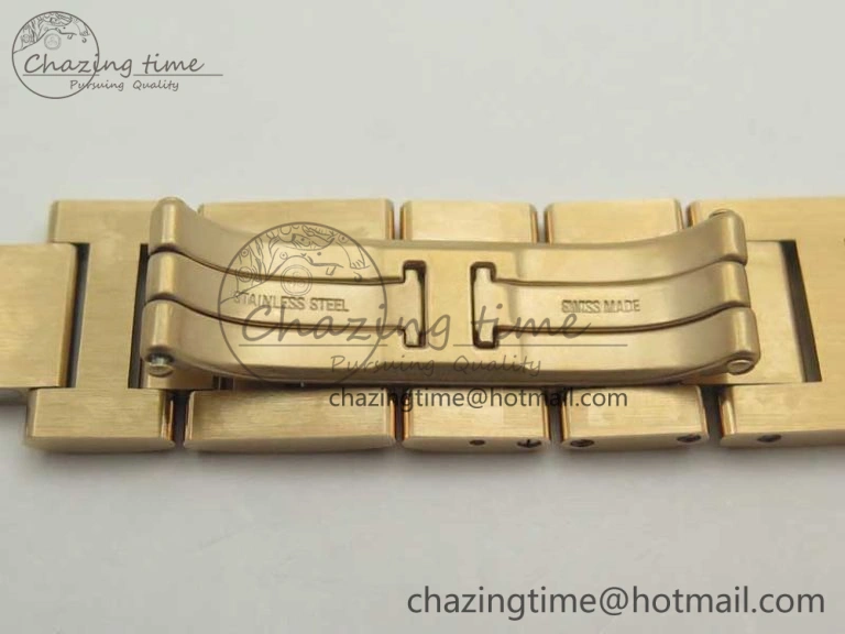 Ballon Bleu 36mm RG V6F 1:1 Best Edition Pink MOP Dial Crystal Bezel on RG Bracelet SEIKO NH05A