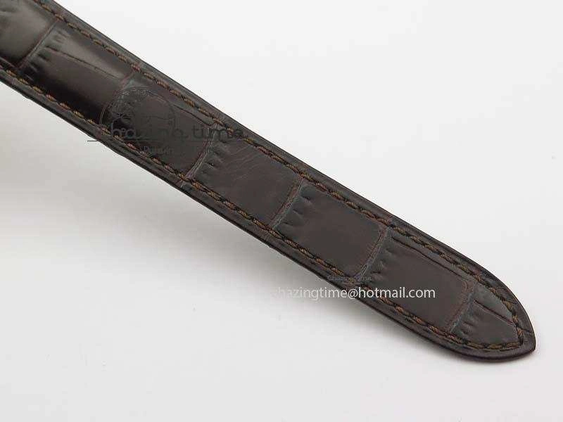 Ballon Bleu 36mm RG V6F Best Edition White Dial On Brown Leather SEIKO NH05A V2