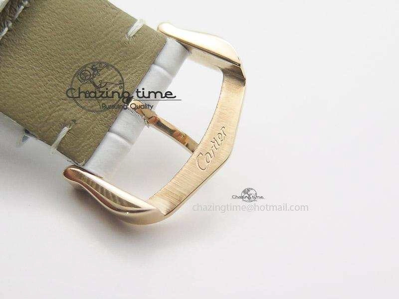 Ballon Bleu 36mm RG V6F White Textured Dial on White Leather Strap SEIKO NH05A