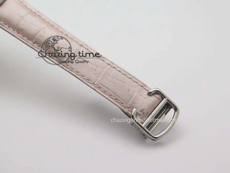 Ballon Bleu 36mm SS V6F Best Edition Pink Textured Dial On Pink Leather Strap Ronda Quartz