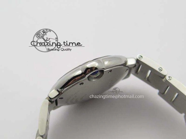 Ballon Bleu 36mm SS V6F Best Edition Pink Textured Dial On SS Bracelet Ronda Quartz
