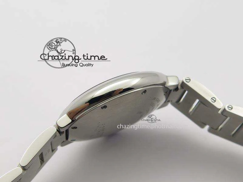 Ballon Bleu 36mm SS V6F Best Edition Pink Textured Dial On SS Bracelet Ronda Quartz