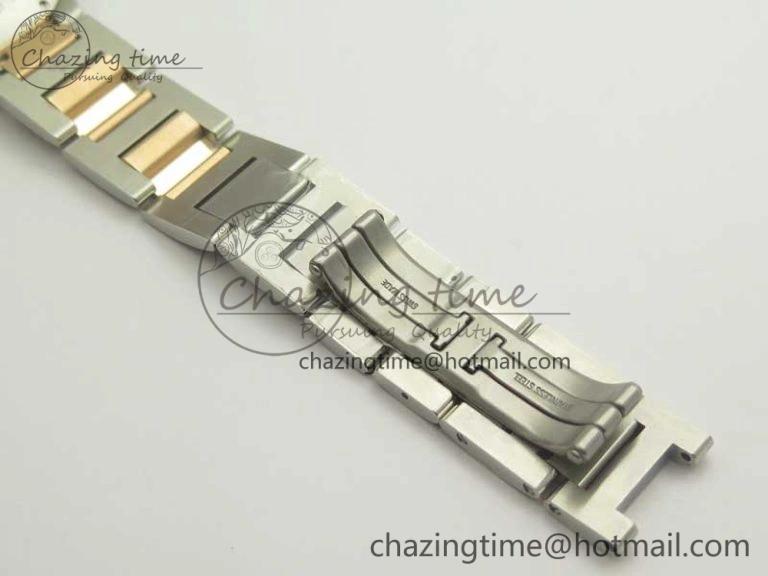 Ballon Bleu 36mm SS RG V6F 1:1 Best Edition White MOP Dial on SS RG Bracelet Ronda Quartz