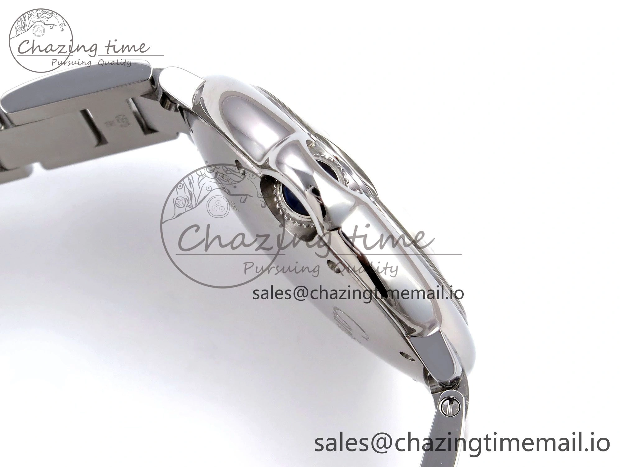 Ballon Bleu 36mm V6F 1:1 Best Edition White Dial on SS Bracelet A690
