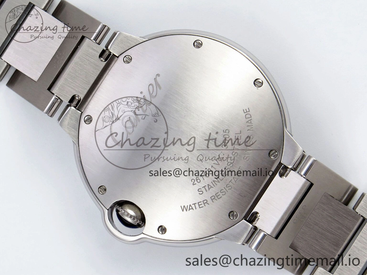 Ballon Bleu 36mm V6F 1:1 Best Edition White Dial on SS Bracelet A690