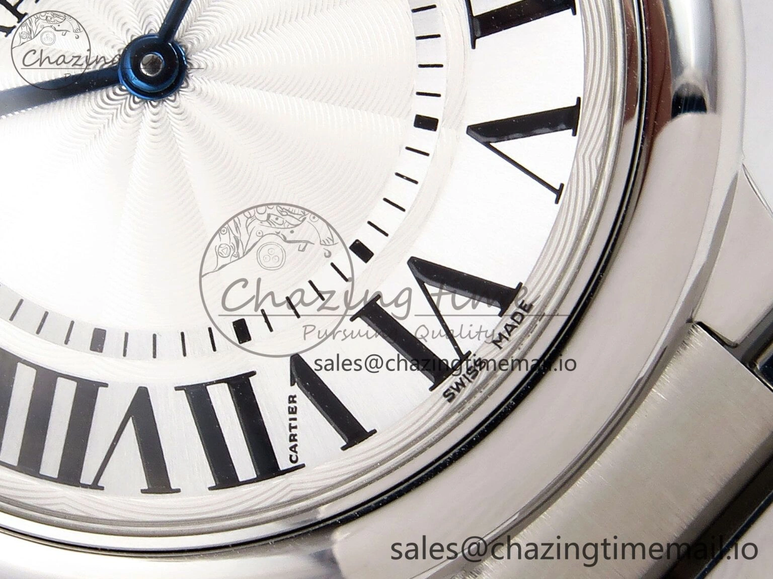 Ballon Bleu 36mm V6F 1:1 Best Edition White Dial on SS Bracelet A690